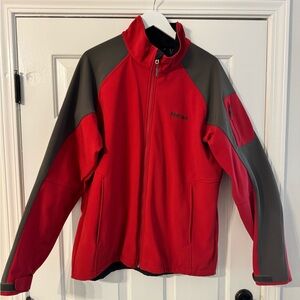 Marmot Red/Grey Fleece Lined Performance Jacket